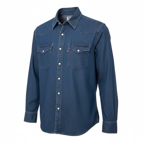 Levi's long-sleeve RELAXED denim shirt XL - Picture 1 of 11